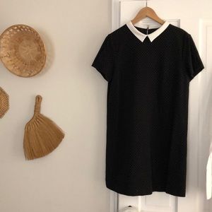 Zara polka dot stretch tunic